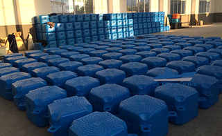 Jet Ski Pontoons Cubes Non-Slip HDPE Floating Pontoon for Water Platform