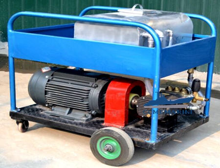 Shipyard Marine Rust Paint Removal Water Sand Jetting High Pressure Machine